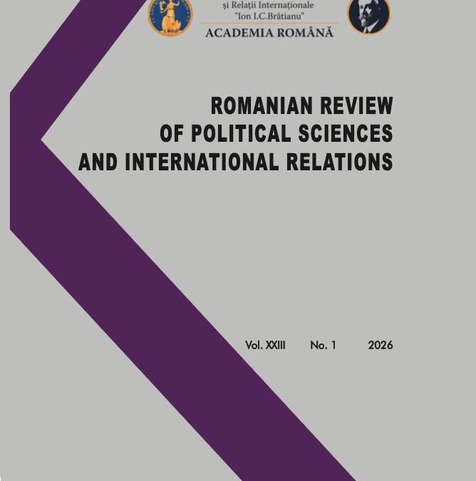 Romanian Review of Political Sciences and International Relations, VOL. XXIII, No. 1, 2026